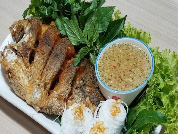 เมนูพิเศษ  เมี่ยงปลานิลทอด 1 รับ1/ม.ค./69